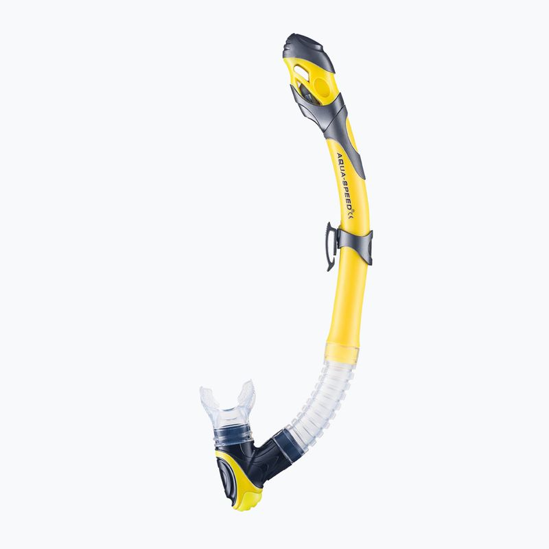 AQUA-SPEED Java + set de snorkel Elba galben-gri 614 3