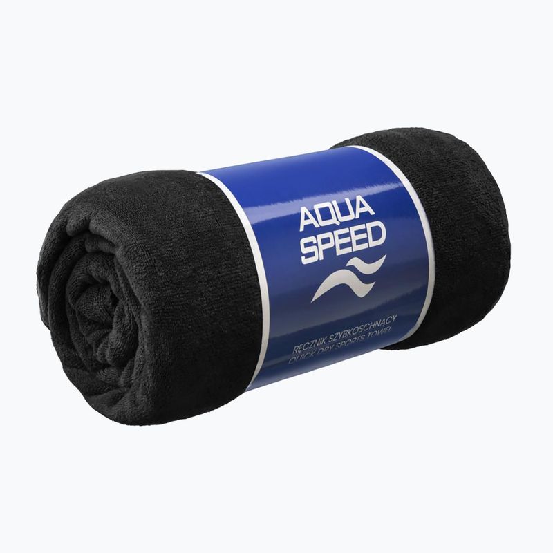 Prosop cu uscare rapidă AQUA-SPEED Dry Soft negru 2