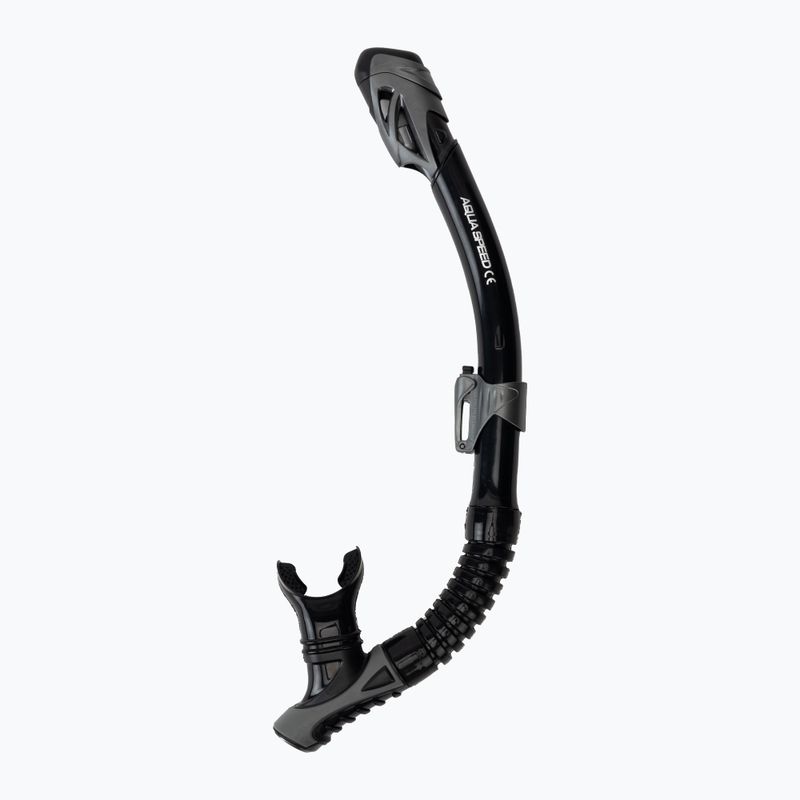 AQUA-SPEED Vanua + Borneo set de scufundări mască + snorkel negru 610 6