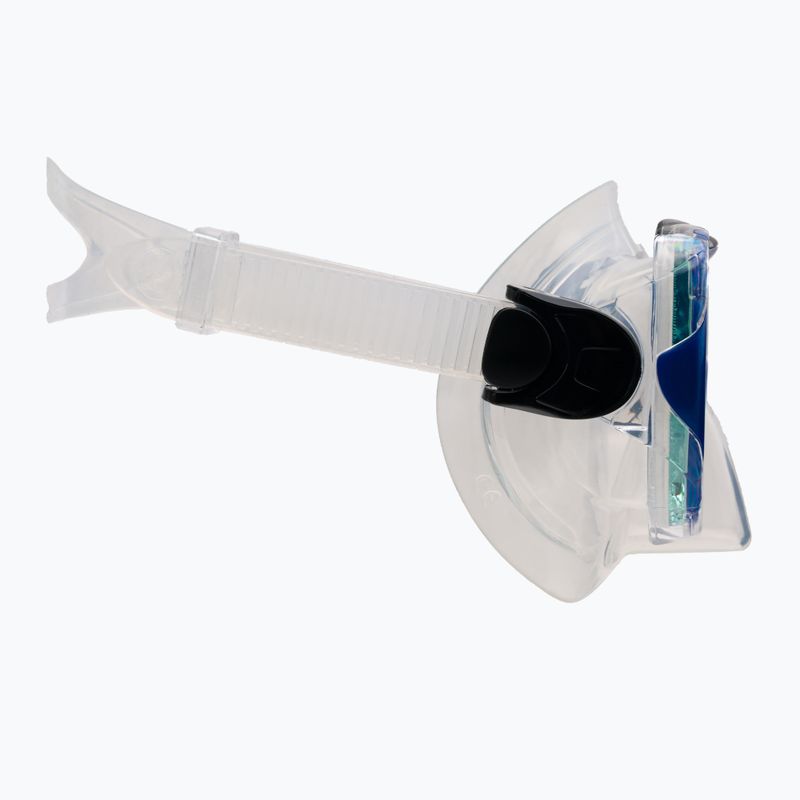 AQUA-SPEED Enzo + Evo set snorkel pentru copii albastru 604 3