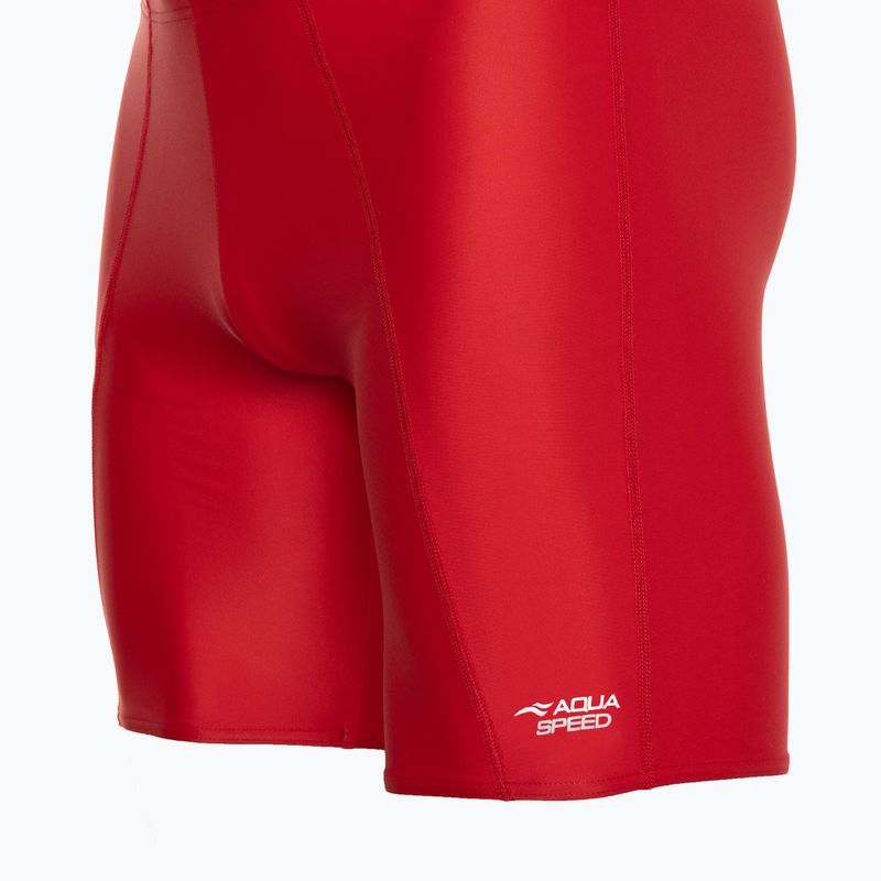 Costume de baie pentru bărbați AQUA-SPEED Long Jammer roșii