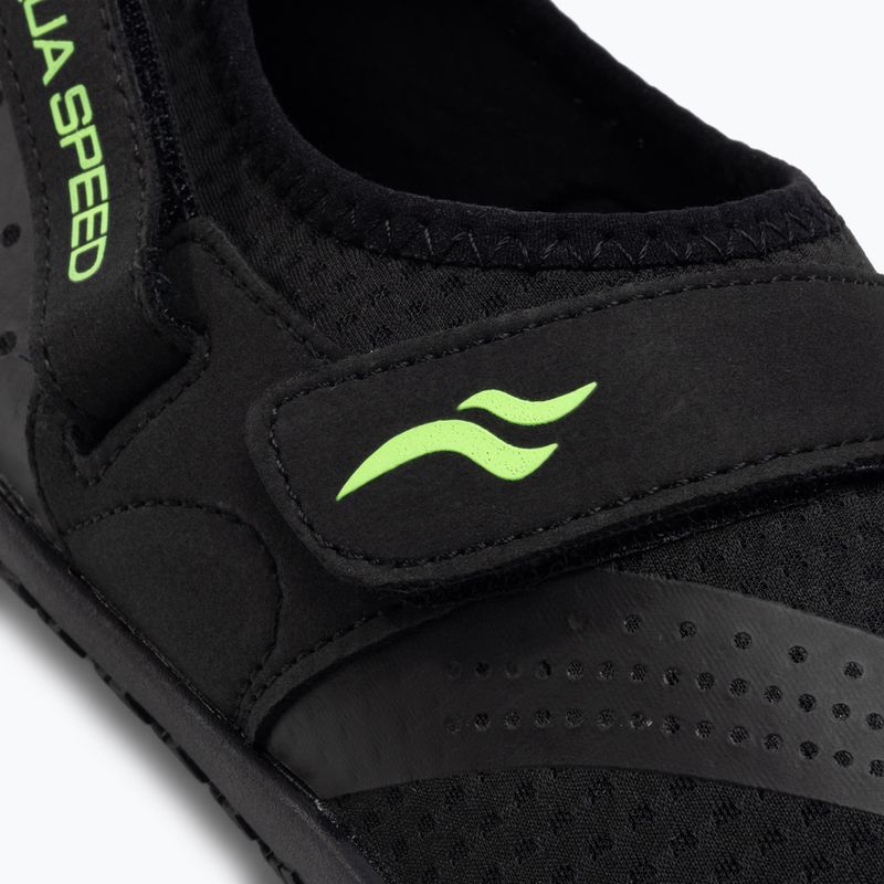 Încălțăminte de apă AQUA-SPEED Agama negru-verde 638 9