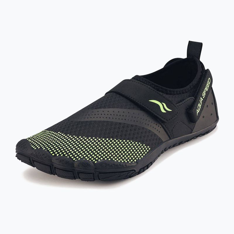 Încălțăminte de apă AQUA-SPEED Agama negru-verde 638 10