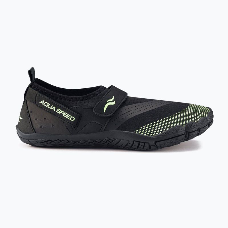 Încălțăminte de apă AQUA-SPEED Agama negru-verde 638 12