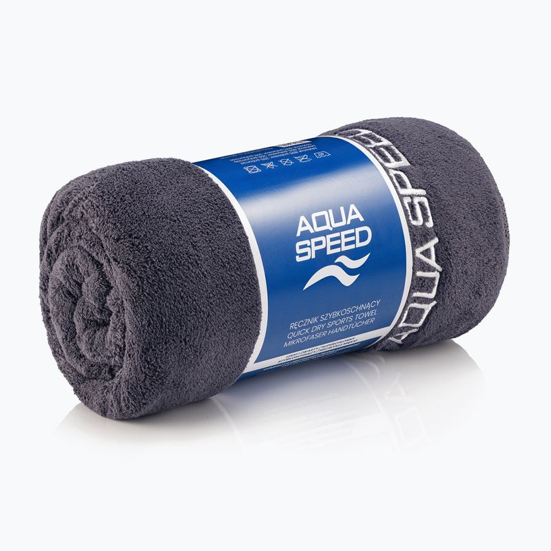 Prosop cu uscare rapidă AQUA-SPEED Dry Coral negru 2