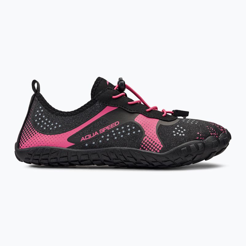 Pantofi de apă pentru femei AQUA-SPEED Nautilus negru-roz 637 2