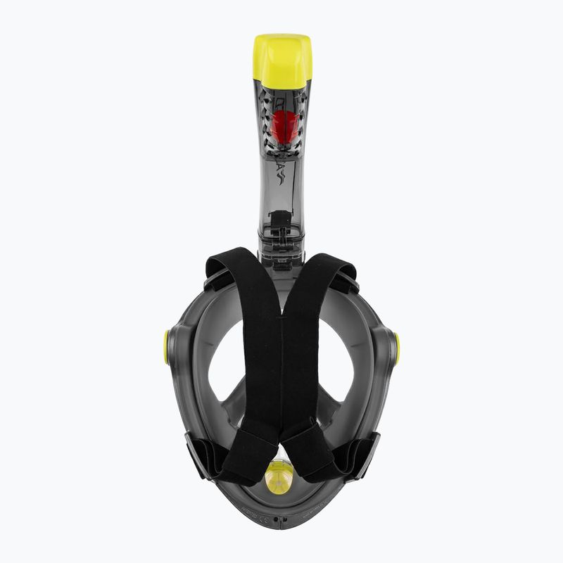 Mască facială completă de snorkeling AQUA-SPEED Spectra 2.0 neagră 3