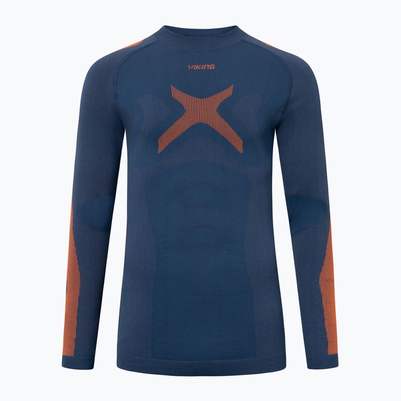 Lenjerie de corp termică pentru bărbați Viking Primeone navy/orange 6