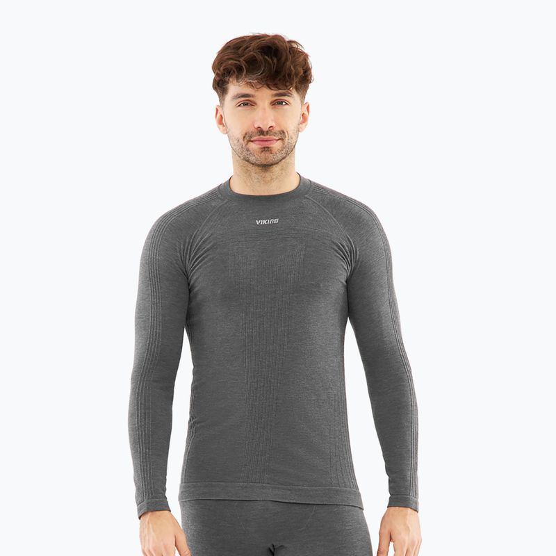 Bluză termică pentru bărbați Viking Tende dark grey