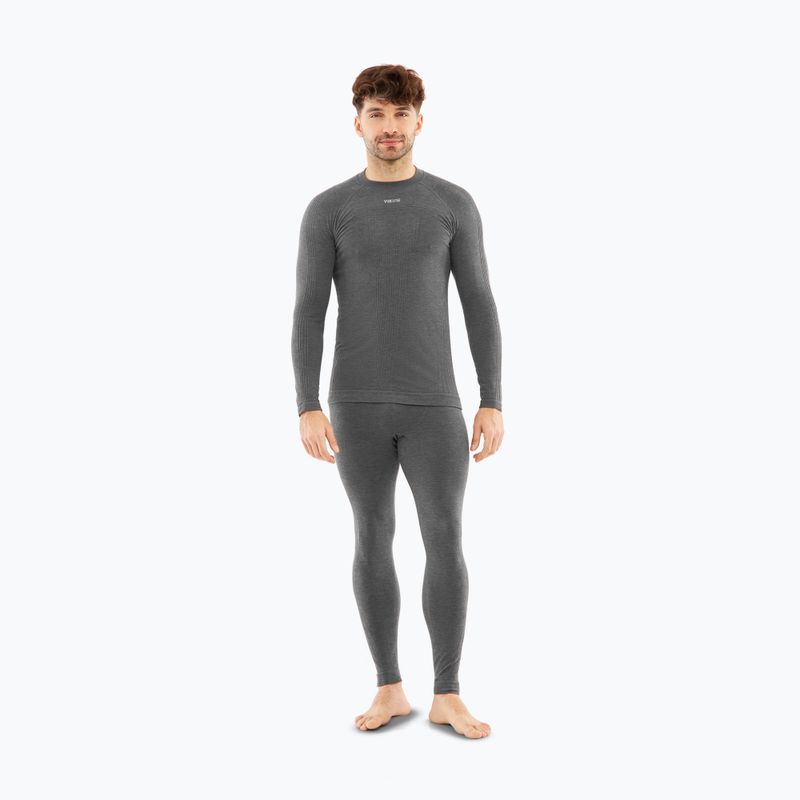 Bluză termică pentru bărbați Viking Tende dark grey 2
