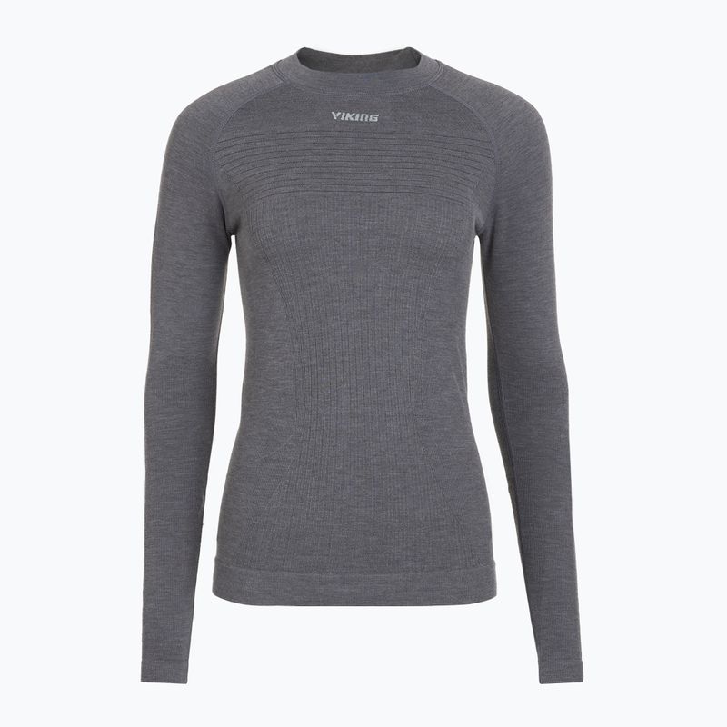 Bluză termică damă Viking Tende dark grey
