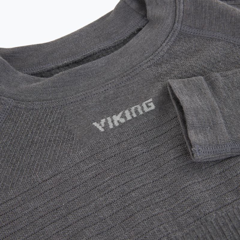 Longsleeve termoactiv pentru femei Viking Tende dark grey 4