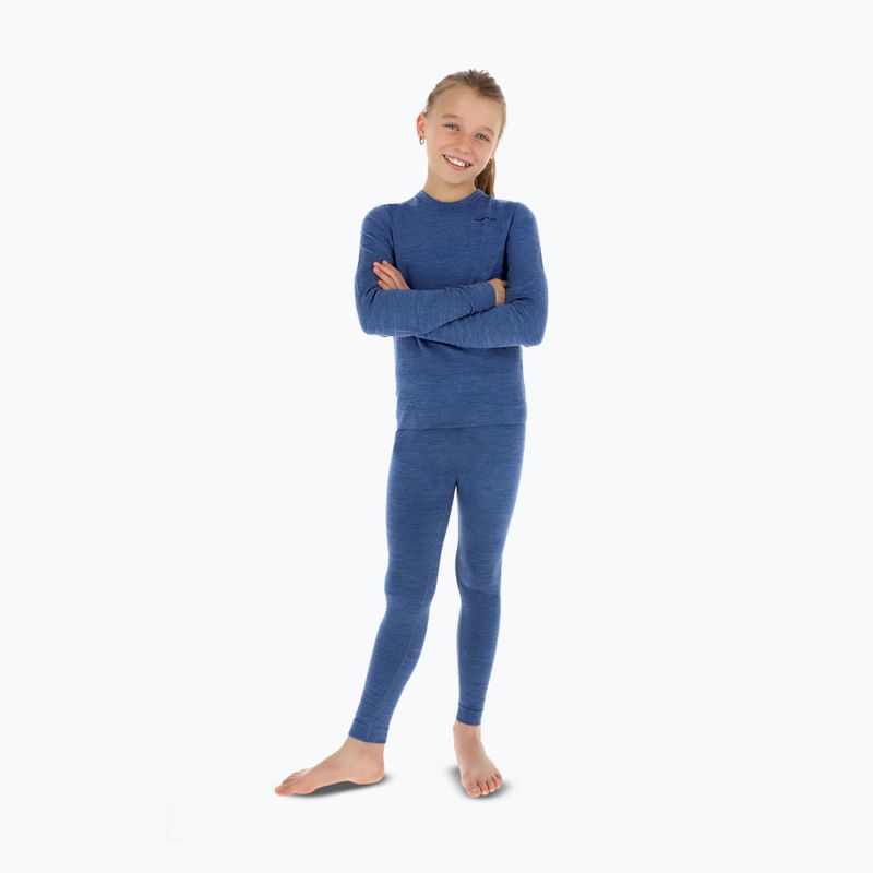 Set de lenjerie termoactivă pentru copii Viking Flam light blue 4