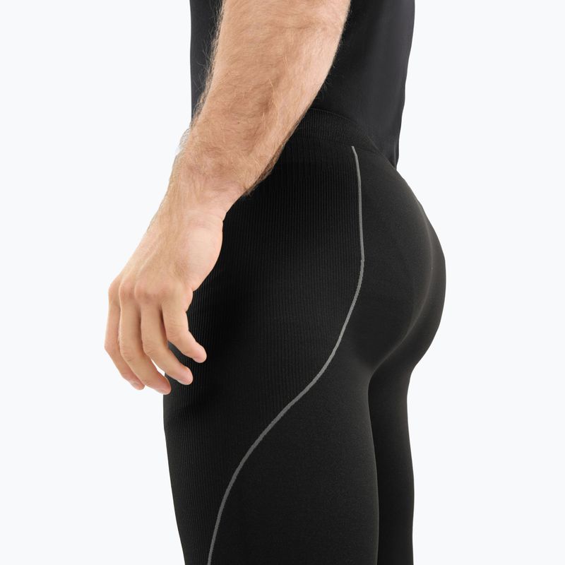 Pantaloni termoactivi pentru bărbați Viking Eiger 2.0 3/4 black/grey 6