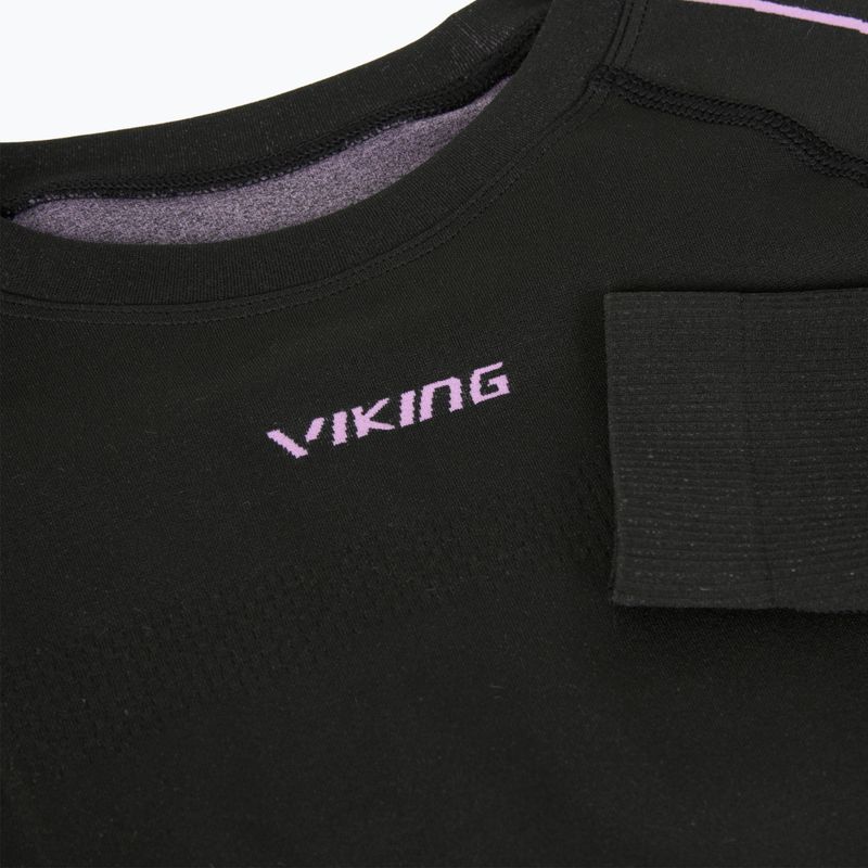 Bluză termică damă Viking Etna 2.0 black/purple 4