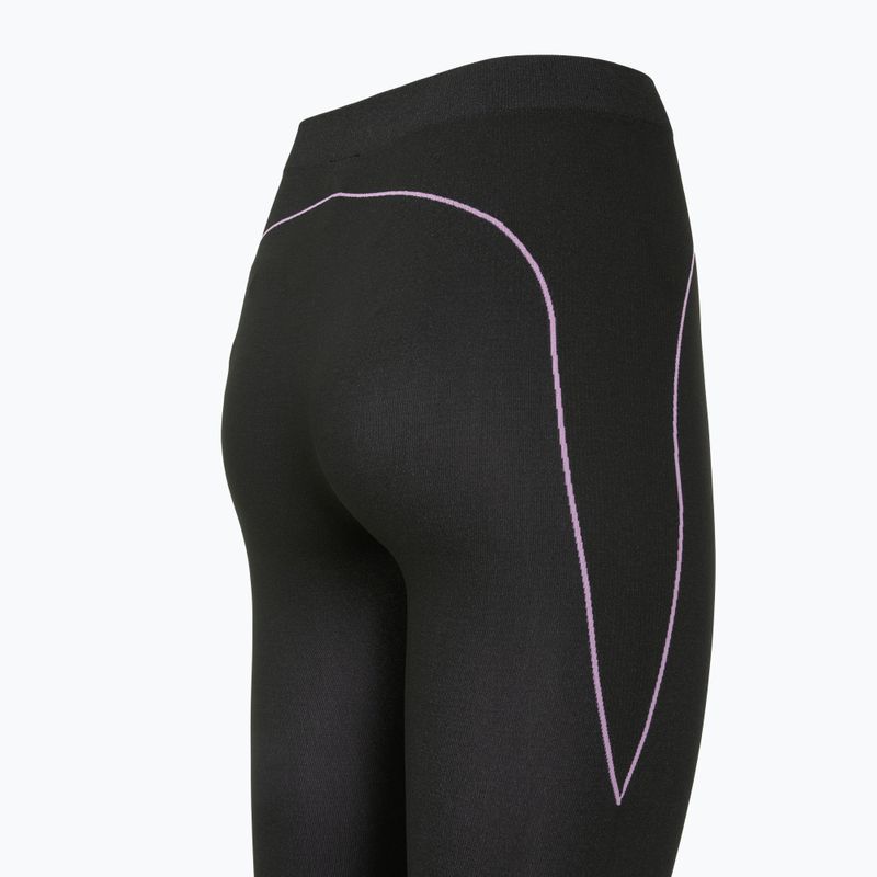 Pantaloni termoactivi pentru femei Viking Etna 2.0 3/4 black/purple 10