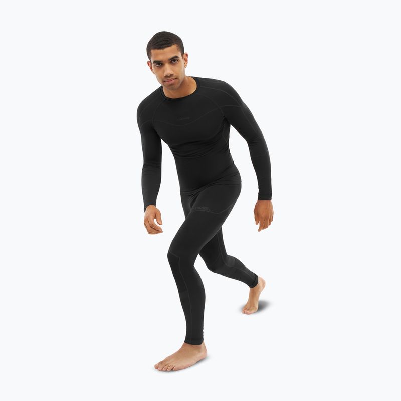 Set de lenjerie termoactivă pentru bărbați Viking Gary Base Layer black 2