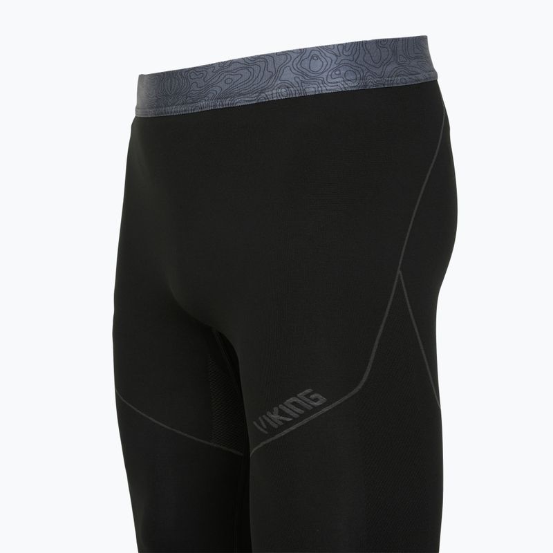 Pantaloni termoactivi bărbați Viking Gary 3/4 negri 3