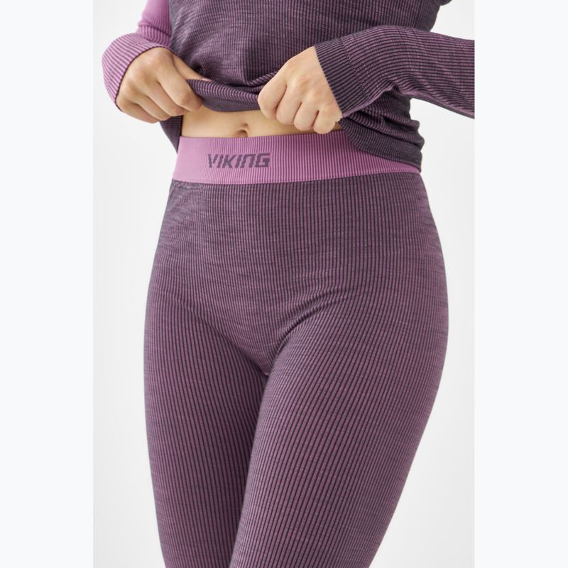 Set de lenjerie termoactivă pentru bărbați Viking Mounti purple 9