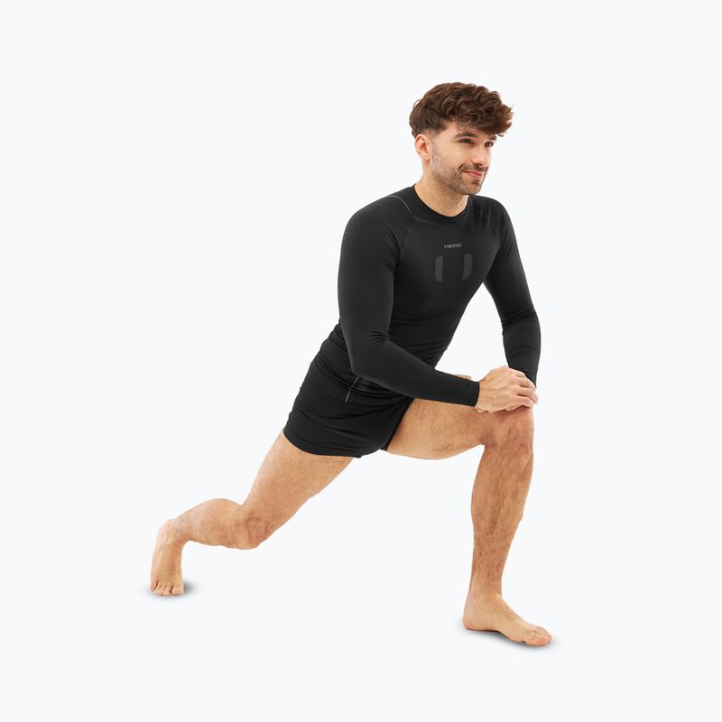 Set de lenjerie termoactivă pentru bărbați Viking Eiger 2.0 black/grey 8
