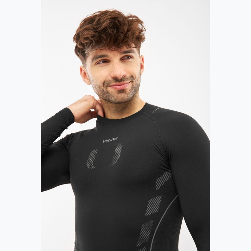 Set de lenjerie termoactivă pentru bărbați Viking Eiger 2.0 black/grey 9