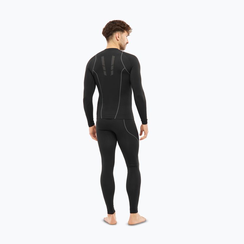 Pantaloni termoactivi pentru bărbați Viking Eiger 2.0 black/grey 3