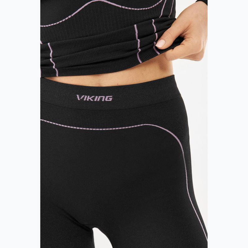 Set de lenjerie termoactivă pentru femei Viking Eiger 2.0 black/purple 13