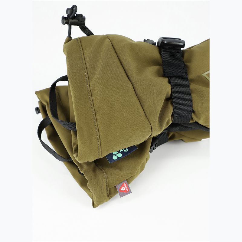 Mănuși de schi Viking Norvik Pro Mitten Freeride olive/white 6