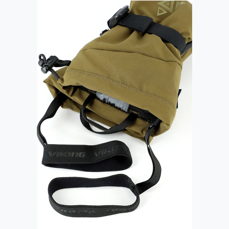 Mănuși de schi Viking Norvik Pro Mitten Freeride olive/white 7