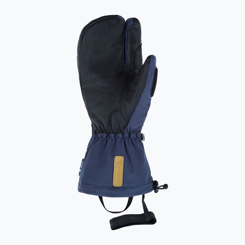 Mănuși de schi pentru bărbați Viking Norvik Pro Lobster Freeride navy/beige 3