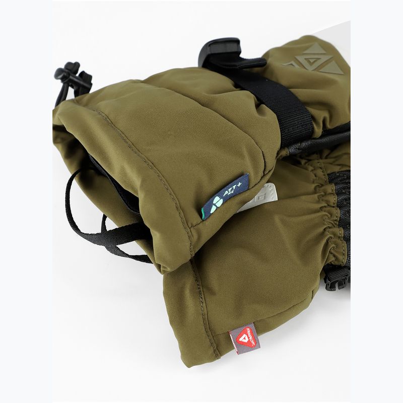 Mănuși de schi Viking Norvik Pro Lobster Freeride olive/white 5