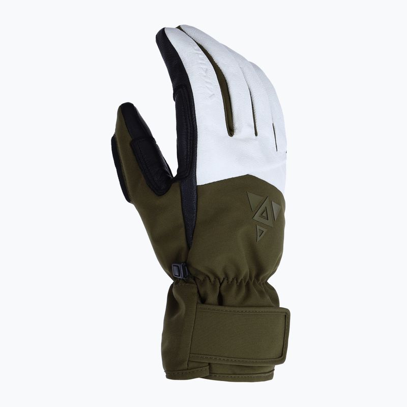Mănuși de schi pentru bărbați Viking Norvik Pro Pipe khaki/white 2