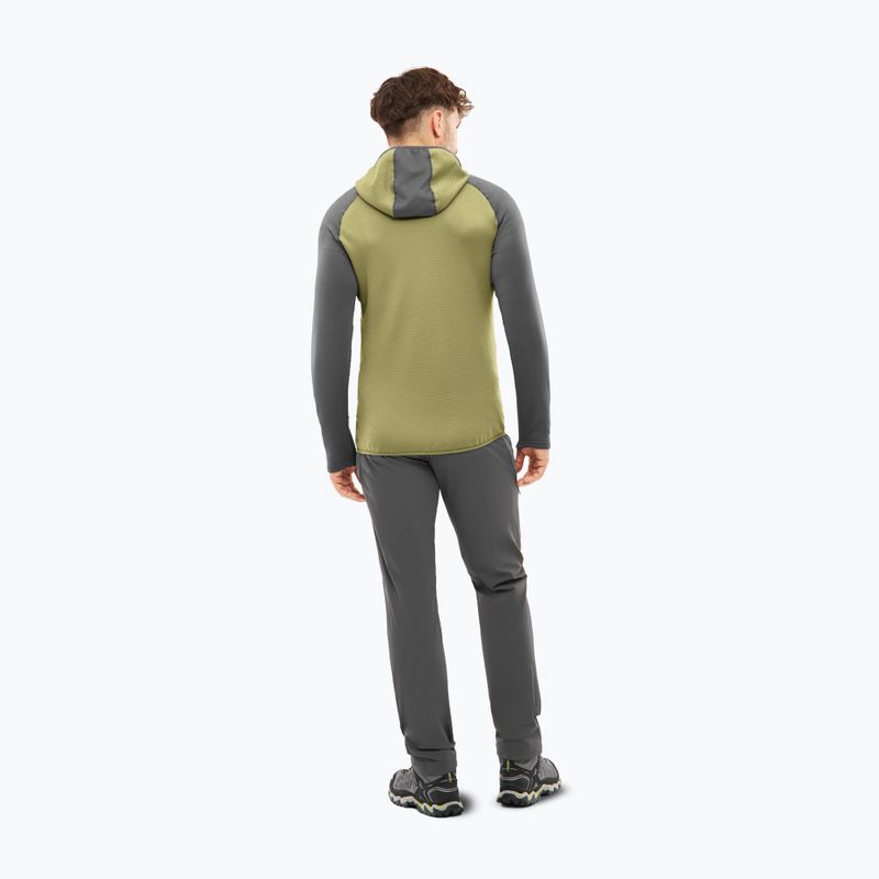 Bluză de trekking pentru bărbați Viking Birger Hoodie olive/dark grey 2