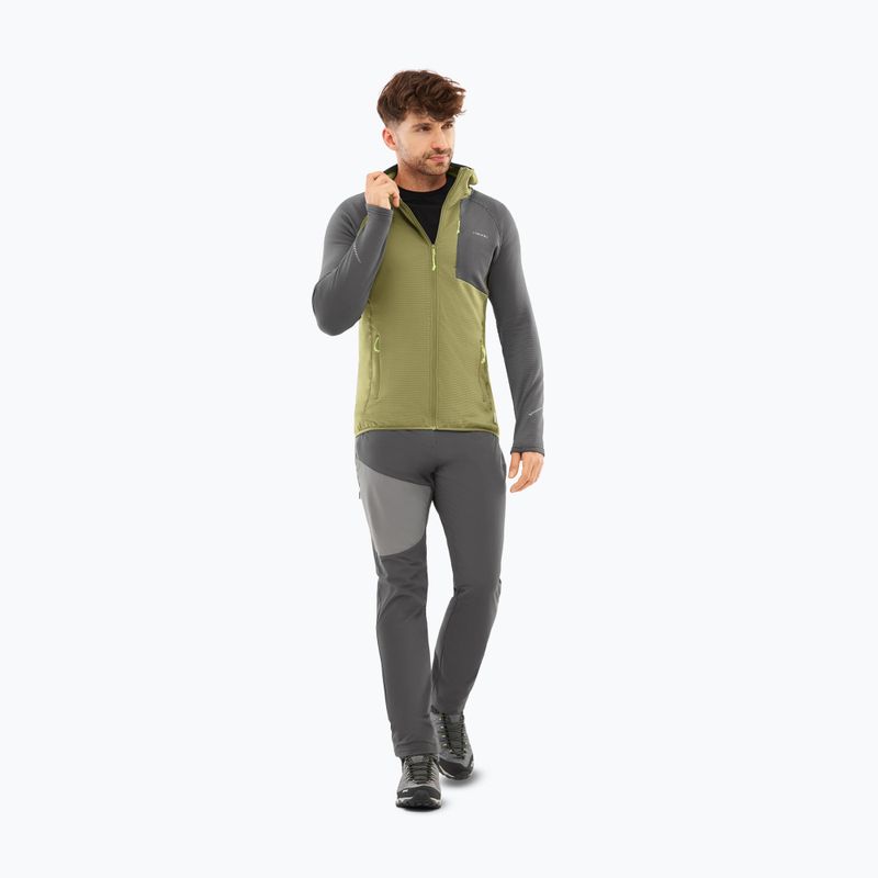 Bluză de trekking pentru bărbați Viking Birger Hoodie olive/dark grey 3