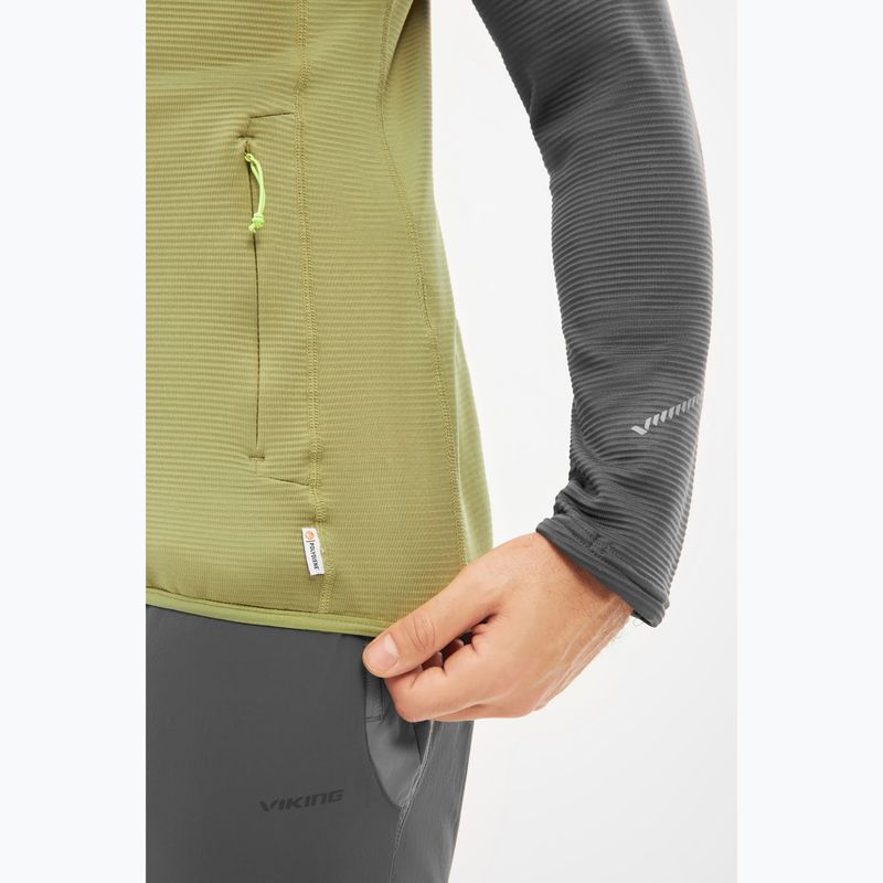Bluză de trekking pentru bărbați Viking Birger olive/dark grey 6