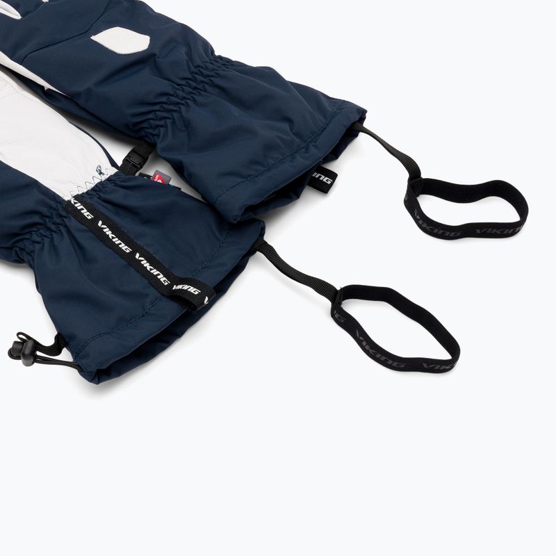 Mănuși de schi pentru bărbați Viking Sven Ski navy/white leather 6