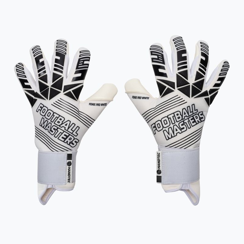 Football Masters Fenix Pro mănuși de portar alb 1174-4