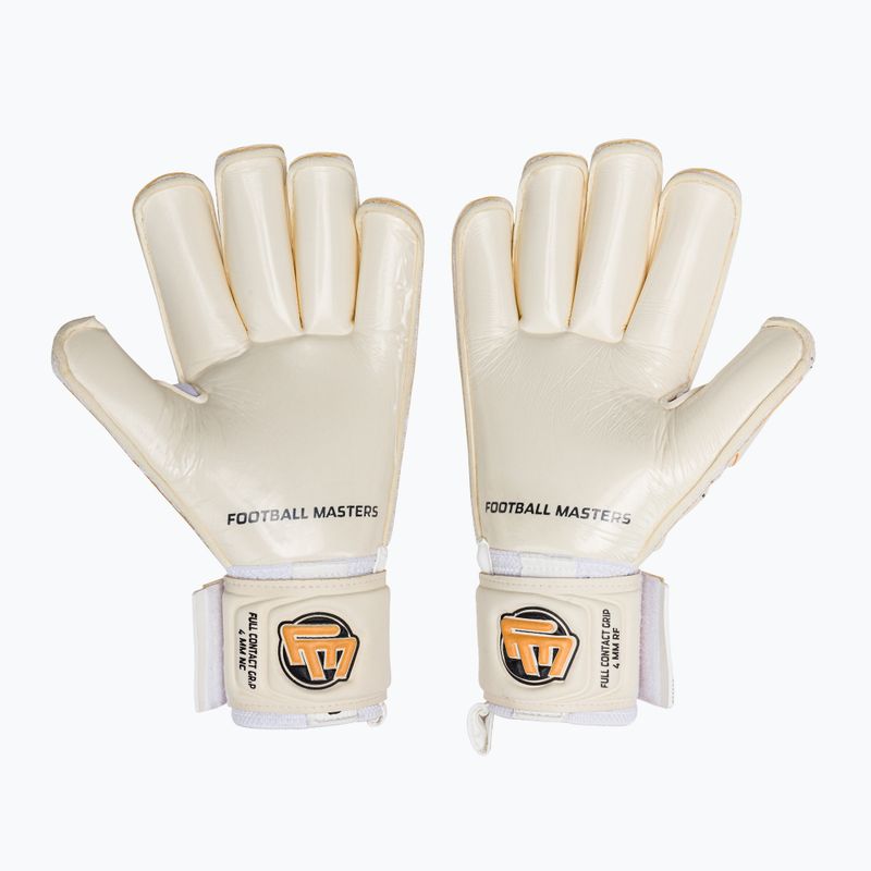Fotbal Masters Full Contact RF mănuși de portar v4.0 alb 1235 2
