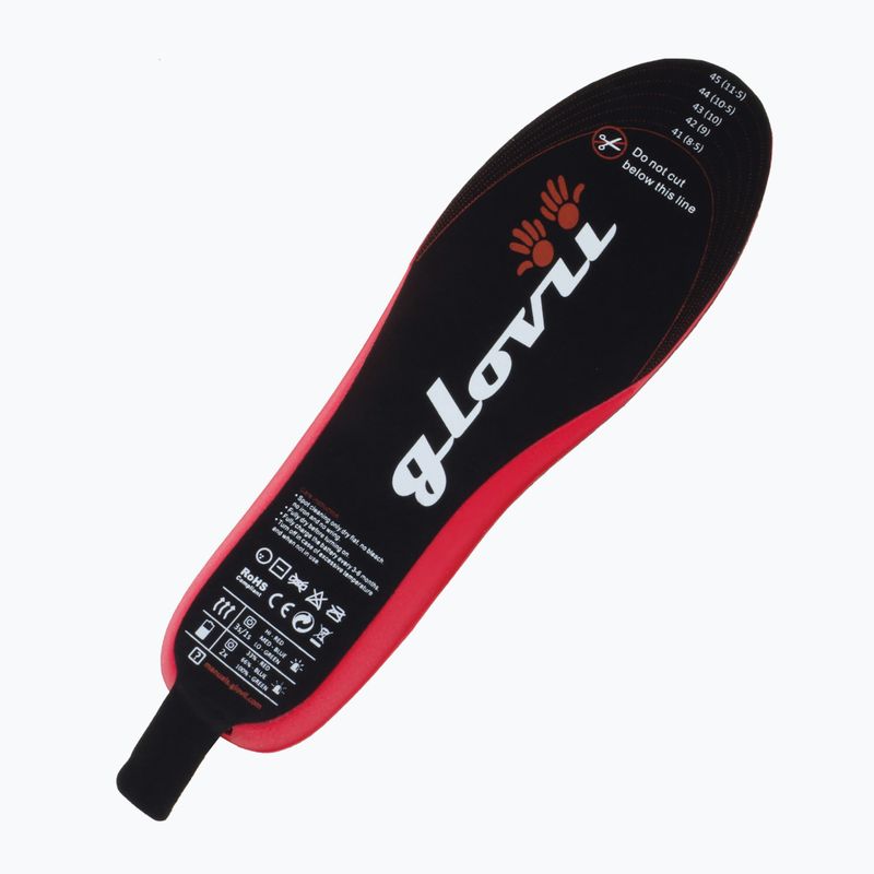 Branțuri pentru încălțăminte de schi cu încălzire și telecomandă Glovii GW2 negre 8