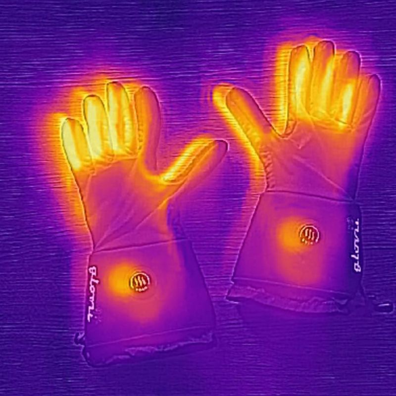 Mănuși încălzite Glovii GLR roșii 10