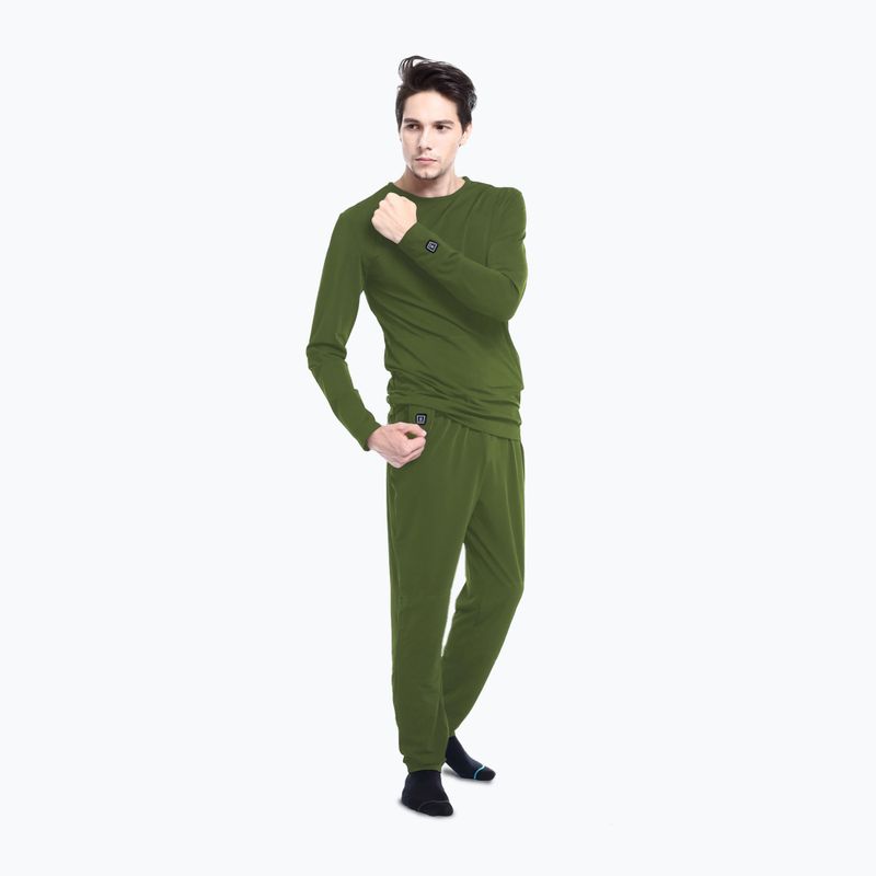 Bluză cu încălzire Glovii GJ1C verde 3