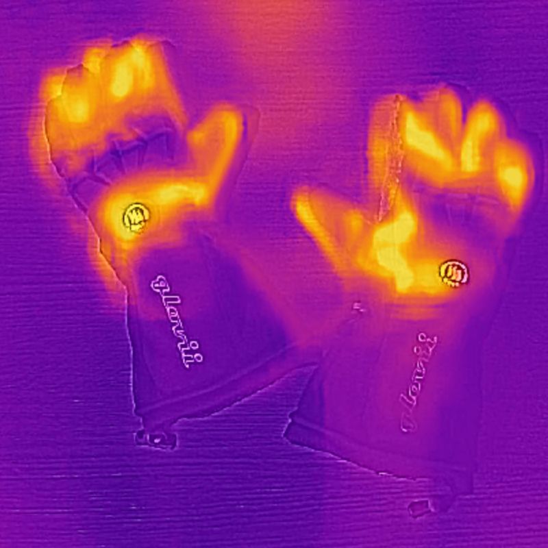 Mănuși cu încălzire Glovii GR2 negre 11