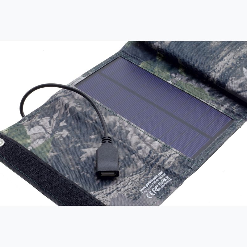 Panou solar PowerNeed ES-6 9W negru 3
