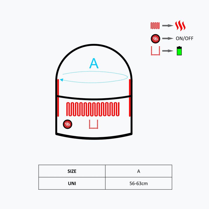 Glugă cu încălzire Glovii GHB czarny 8