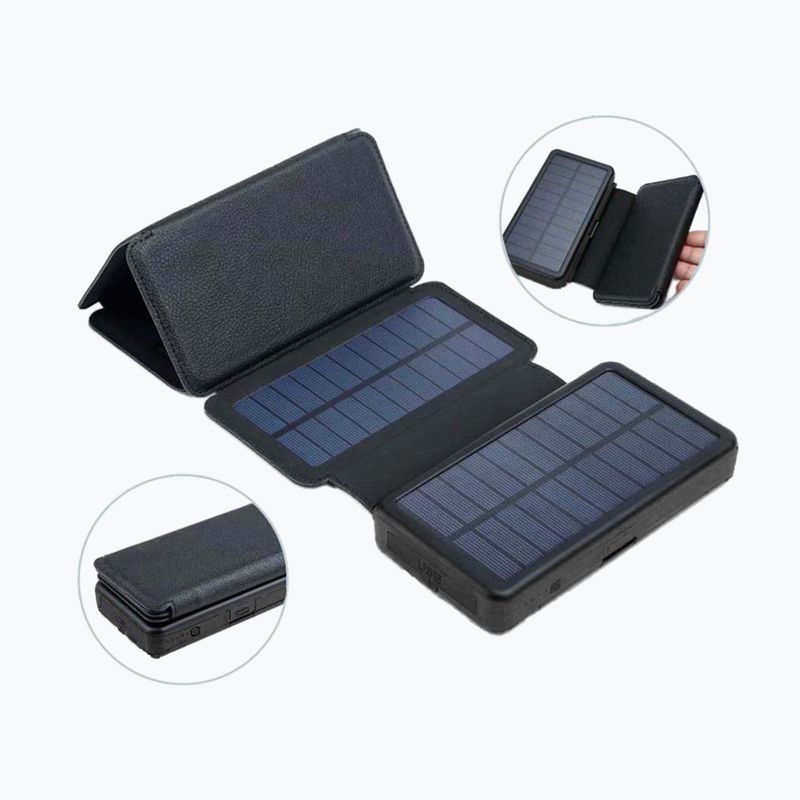 Powerbank solar PowerNeed 20000 mAh negru 9