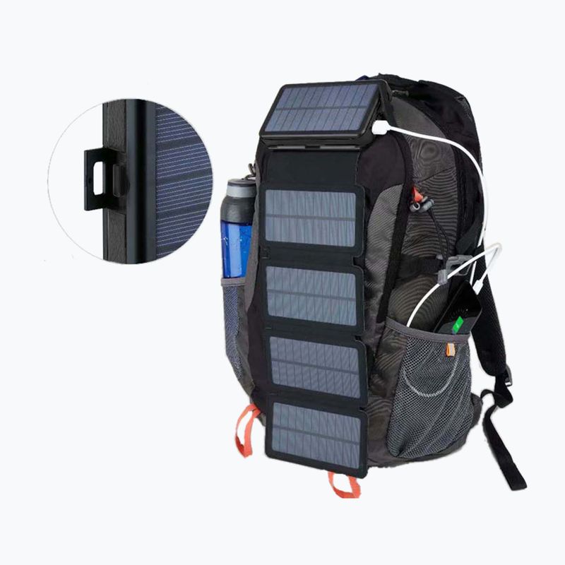 Powerbank solar PowerNeed 20000 mAh negru 10