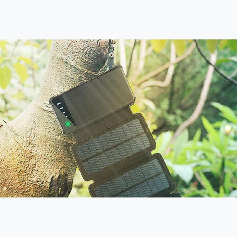 Powerbank solar PowerNeed 8000mAh negru 12