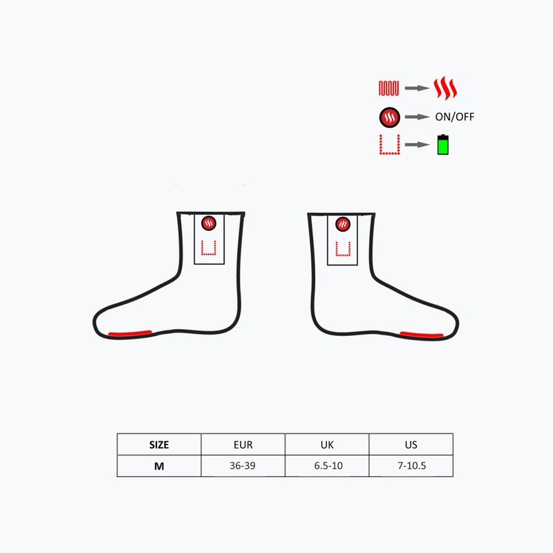 Papuci cu încălzire Glovii GQ7 bej 9