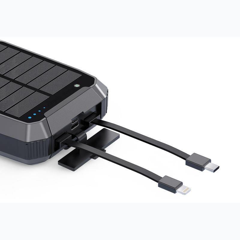 Powerbank solar PowerNeed S20000Q 1.5W  negru 5