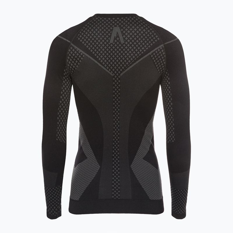 Bluză termoactivă pentru femei Alpinus Active Base Layer neagră/gri 5